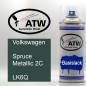 Preview: Volkswagen, Spruce Metallic 2C, LK6Q: 400ml Sprühdose, von ATW Autoteile West.